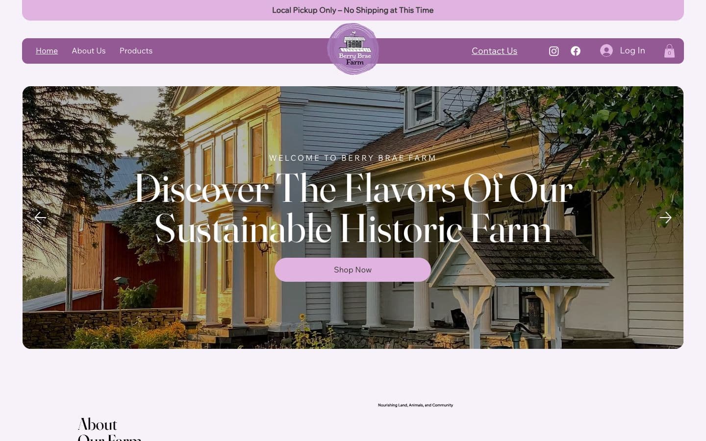 Sitio web de Berry Brae Farm