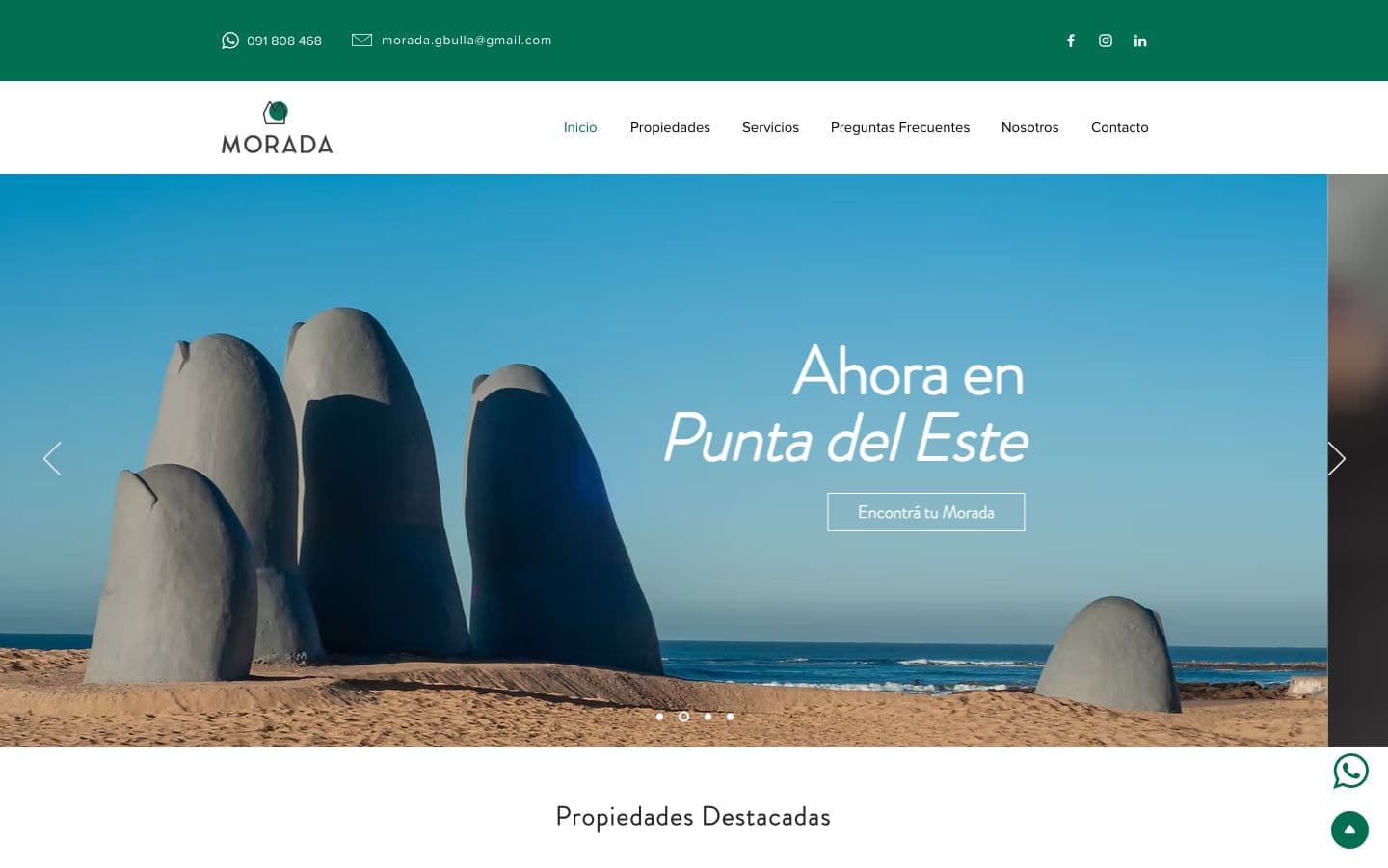 Sitio web de Morada