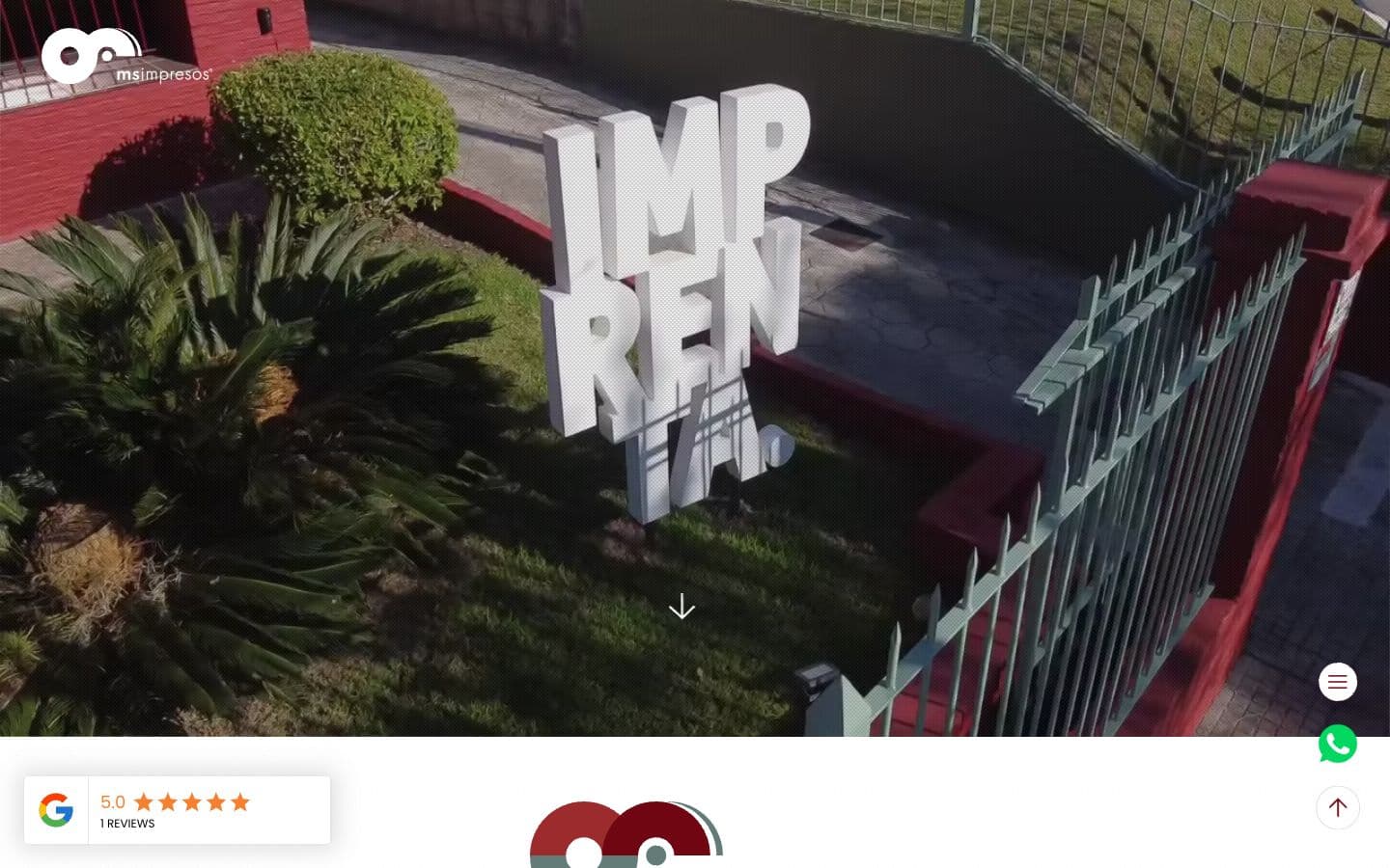 Sitio web de MS Impresos