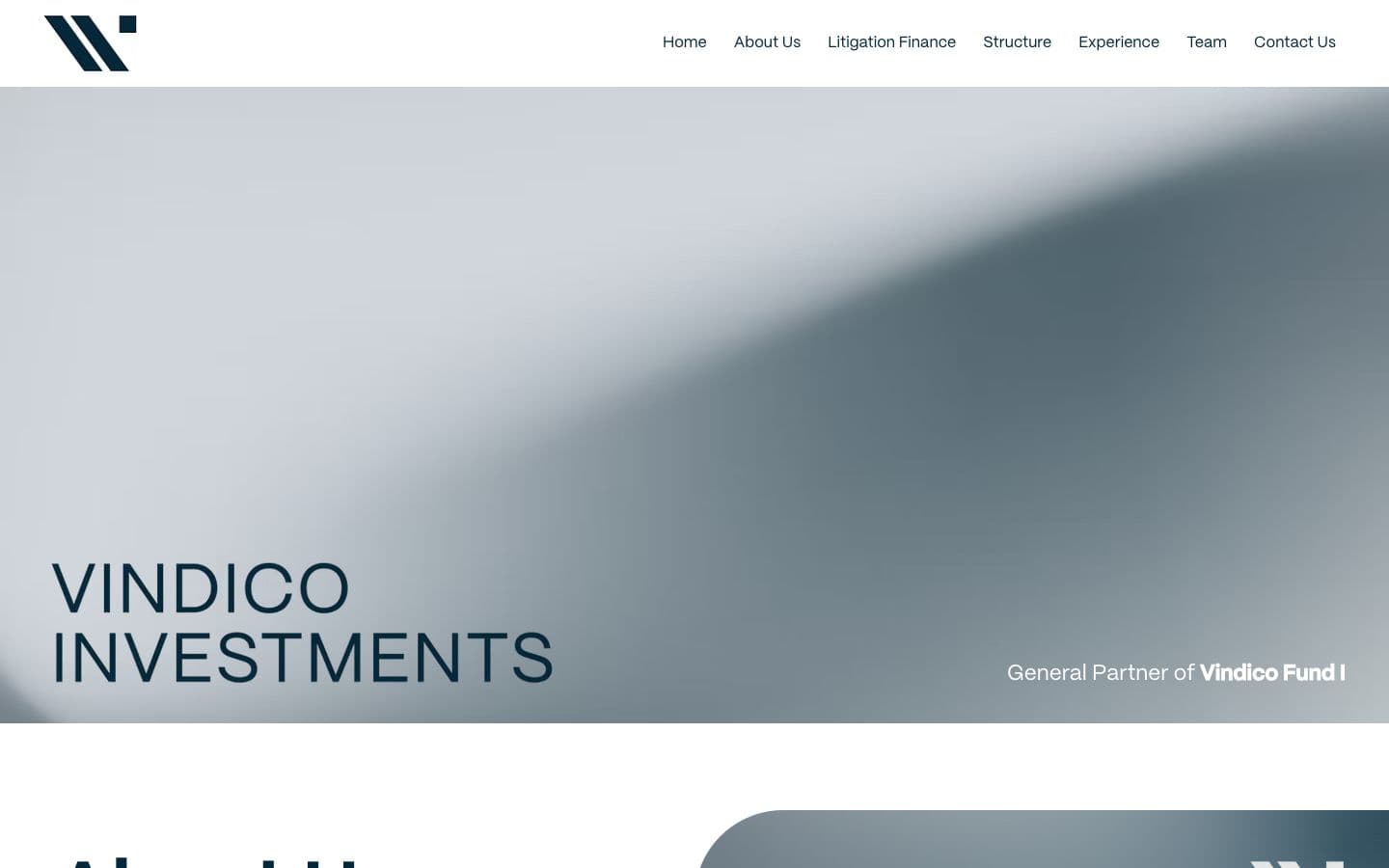 Sitio web de Vindico Fund